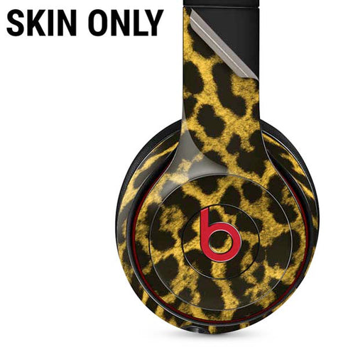 Golden Leopard Animal Print Color Pop Beats Solo 3 Wireless Skin