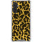 Golden Leopard Animal Print Color Pop Galaxy A17 Clear Case