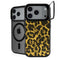 Golden Leopard Animal Print Color Pop iPhone 18 Pro Kickstand Case