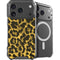 Golden Leopard Animal Print Color Pop iPhone 18 Pro MagSafe Case