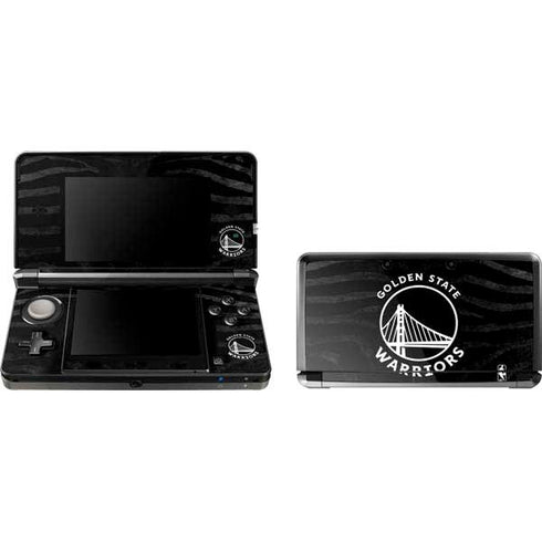 NBA Golden State Warriors Black Animal Print 3DS (2011) Skin