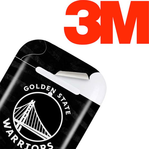 NBA Golden State Warriors Black Animal Print Apple AirPods Skin