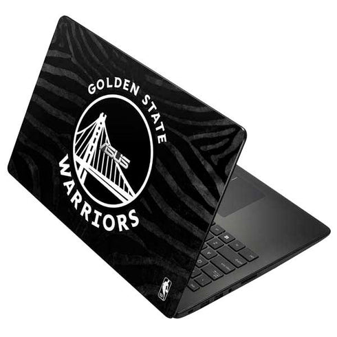 NBA Golden State Warriors Black Animal Print Asus X502CA 15.6 Skin