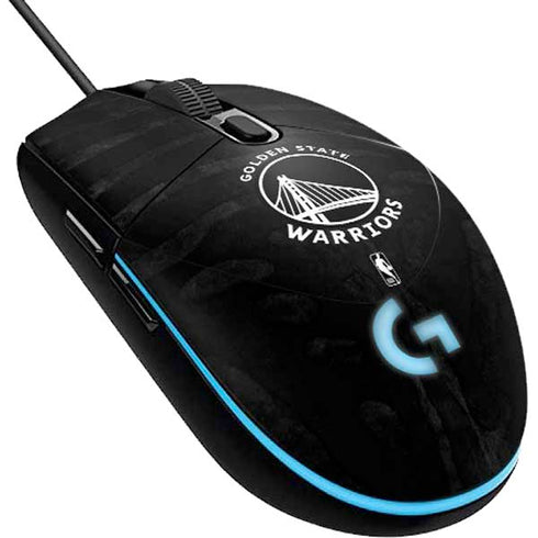 NBA Golden State Warriors Black Animal Print G203 Prodigy RGB Wired Gaming Mouse Skin