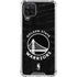 NBA Golden State Warriors Black Animal Print Galaxy A12 Clear Case