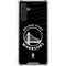 NBA Golden State Warriors Black Animal Print Galaxy A17 Clear Case