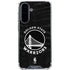 NBA Golden State Warriors Black Animal Print Galaxy A36 5G Clear Case