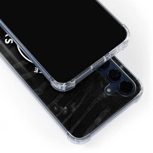 NBA Golden State Warriors Black Animal Print Galaxy A55 5G Clear Case