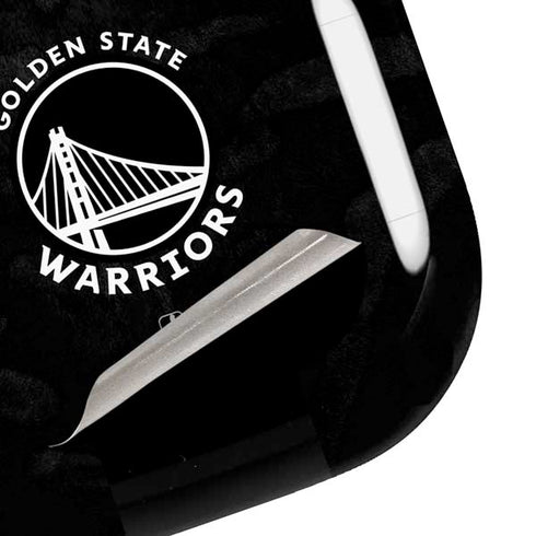 NBA Golden State Warriors Black Animal Print Galaxy Buds Pro Skin