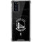 NBA Golden State Warriors Black Animal Print Galaxy Note20 5G Clear Case