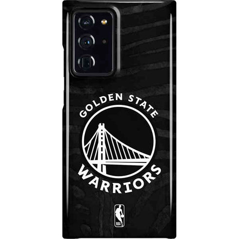 NBA Golden State Warriors Black Animal Print Galaxy Cases