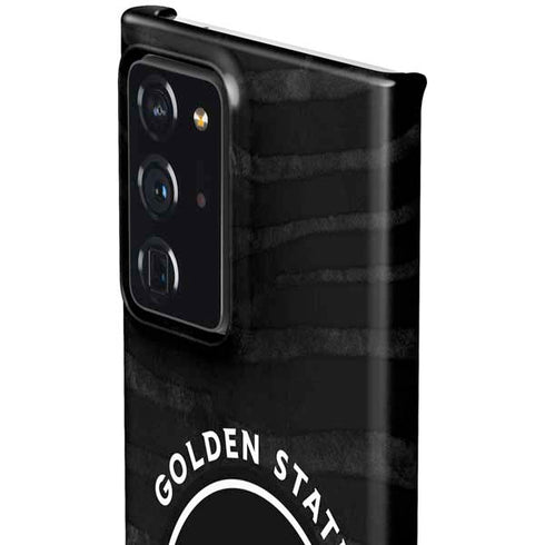 NBA Golden State Warriors Black Animal Print Galaxy Note20 Ultra 5G Lite Case