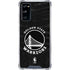 NBA Golden State Warriors Black Animal Print Galaxy S20 FE Clear Case