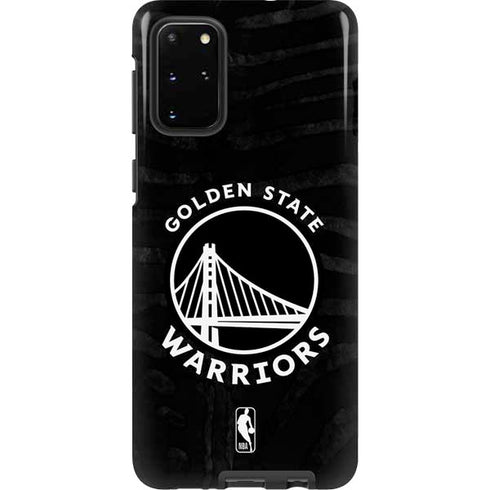 NBA Golden State Warriors Black Animal Print Galaxy S20 Plus Pro Case
