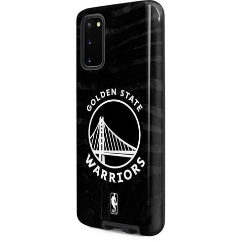 NBA Golden State Warriors Black Animal Print Galaxy S20 Pro Case