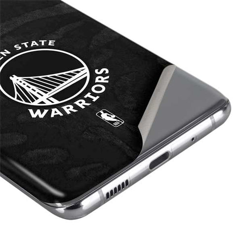 NBA Golden State Warriors Black Animal Print Galaxy S20 Ultra 5G Skin