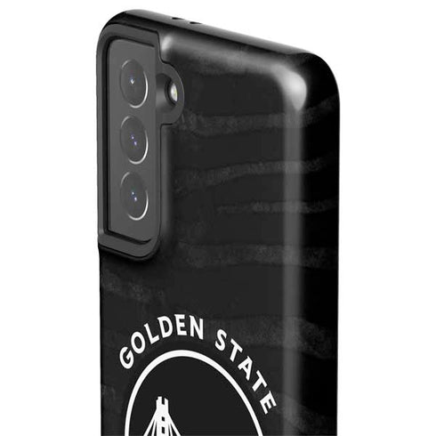 NBA Golden State Warriors Black Animal Print Galaxy S21 5G Pro Case