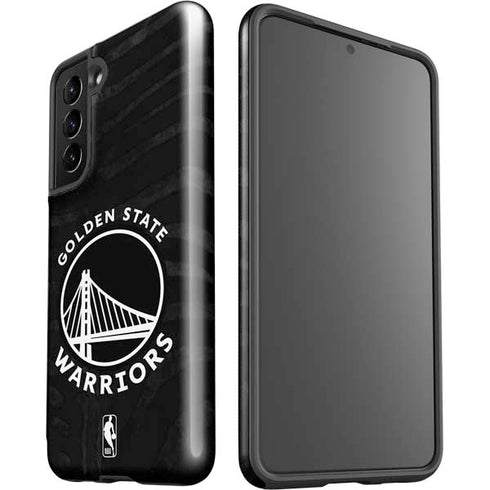 NBA Golden State Warriors Black Animal Print Galaxy S21 5G Pro Case