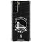 NBA Golden State Warriors Black Animal Print Galaxy S21 FE Clear Case