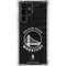 NBA Golden State Warriors Black Animal Print Galaxy S22 Ultra Clear Case