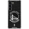 NBA Golden State Warriors Black Animal Print Galaxy S23 Clear Case