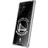 NBA Golden State Warriors Black Animal Print Galaxy S23 Ultra Clear Case