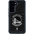 NBA Golden State Warriors Black Animal Print Galaxy S23 Waterproof Case