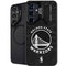 NBA Golden State Warriors Black Animal Print Galaxy S25 Kickstand Case
