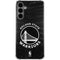 NBA Golden State Warriors Black Animal Print Galaxy S24 Plus Clear Case