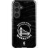 NBA Golden State Warriors Black Animal Print Galaxy S25 Plus Impact Case