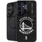 NBA Golden State Warriors Black Animal Print Galaxy S25 FE Kickstand Case