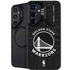 NBA Golden State Warriors Black Animal Print Galaxy S25 FE Kickstand Case
