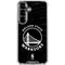 NBA Golden State Warriors Black Animal Print Galaxy S26 Clear Case