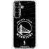 NBA Golden State Warriors Black Animal Print Galaxy S26 Plus Clear Case