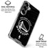NBA Golden State Warriors Black Animal Print Galaxy S26 Plus Clear Case