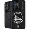 NBA Golden State Warriors Black Animal Print Galaxy S26 Plus Kickstand Case