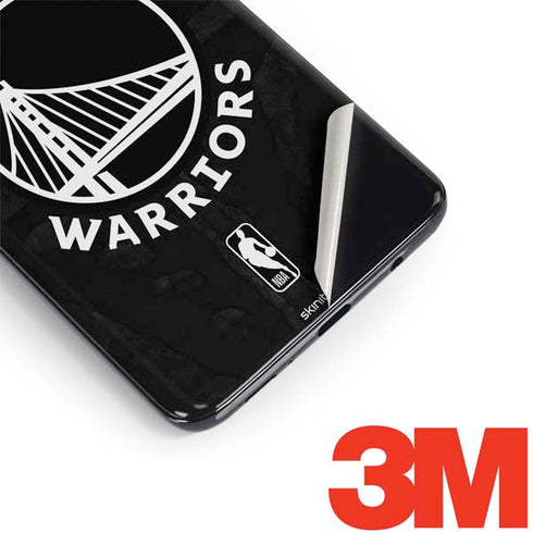 NBA Golden State Warriors Black Animal Print Galaxy S9 Skin
