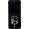 NBA Golden State Warriors Black Animal Print Galaxy Z Flip5 5G Skin