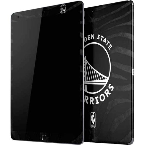 NBA Golden State Warriors Black Animal Print iPad Skins