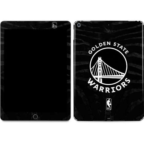 NBA Golden State Warriors Black Animal Print iPad Skins