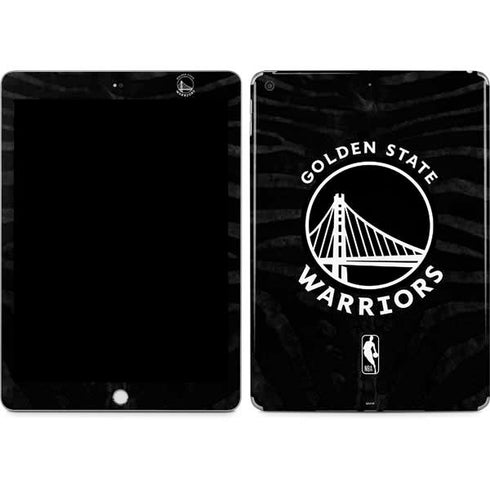 NBA Golden State Warriors Black Animal Print Apple iPad Skin