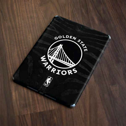 NBA Golden State Warriors Black Animal Print Apple iPad Skin