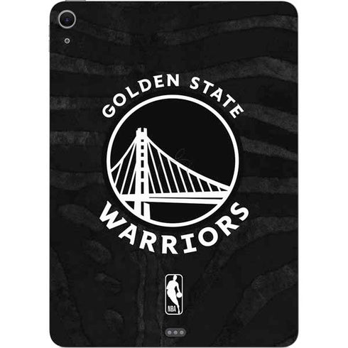 NBA Golden State Warriors Black Animal Print Apple iPad Air Skin