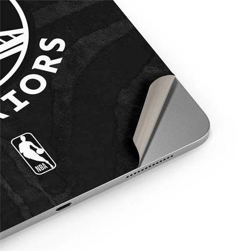 NBA Golden State Warriors Black Animal Print Apple iPad Air Skin