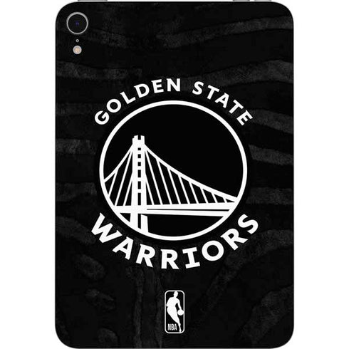 NBA Golden State Warriors Black Animal Print Apple iPad Mini Skin