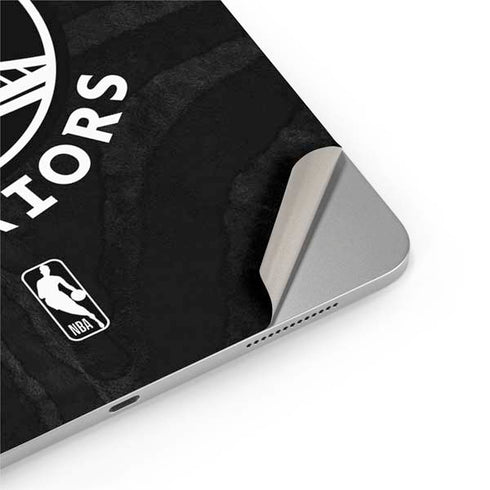 NBA Golden State Warriors Black Animal Print iPad Pro 13in M4 (2024) Skin