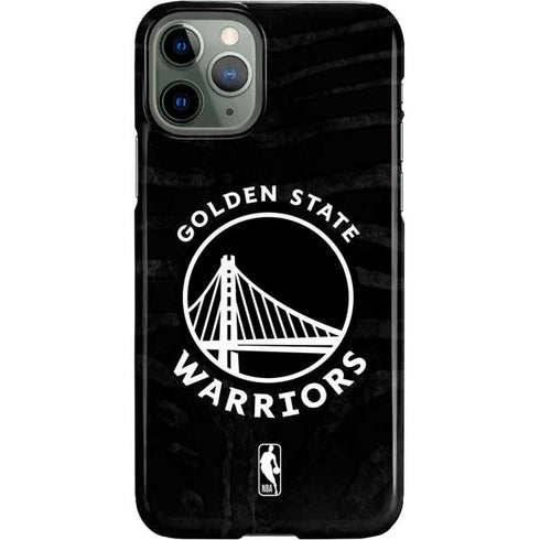 NBA Golden State Warriors Black Animal Print iPhone 11 Pro Lite Case