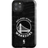 NBA Golden State Warriors Black Animal Print iPhone 11 Pro Max Impact Case