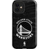 NBA Golden State Warriors Black Animal Print iPhone 12 Impact Case