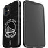 NBA Golden State Warriors Black Animal Print iPhone 12 Impact Case